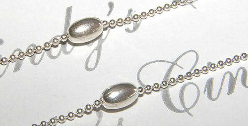 ***BRACELET!!*** Solid Sterling Silver ITALIAN BUBBLE BALL Link Bracelet!!!