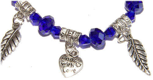 ***CHARM-ING!!!*** CHARM BRACELET WITH WORDS OF LOVE!