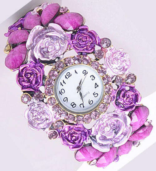 ***TAKE A LOOK!*** DESIGNER INSPIRED SWAROVSKI CRYSTAL LADIES HINGED BANGLE WATCH!