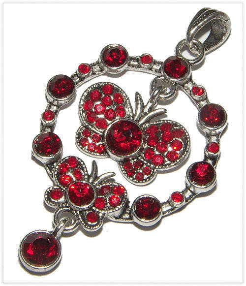 ***STUNNING AND NEW!!!*** SWEET BUTTERFLY PENDANT ENHANCER!