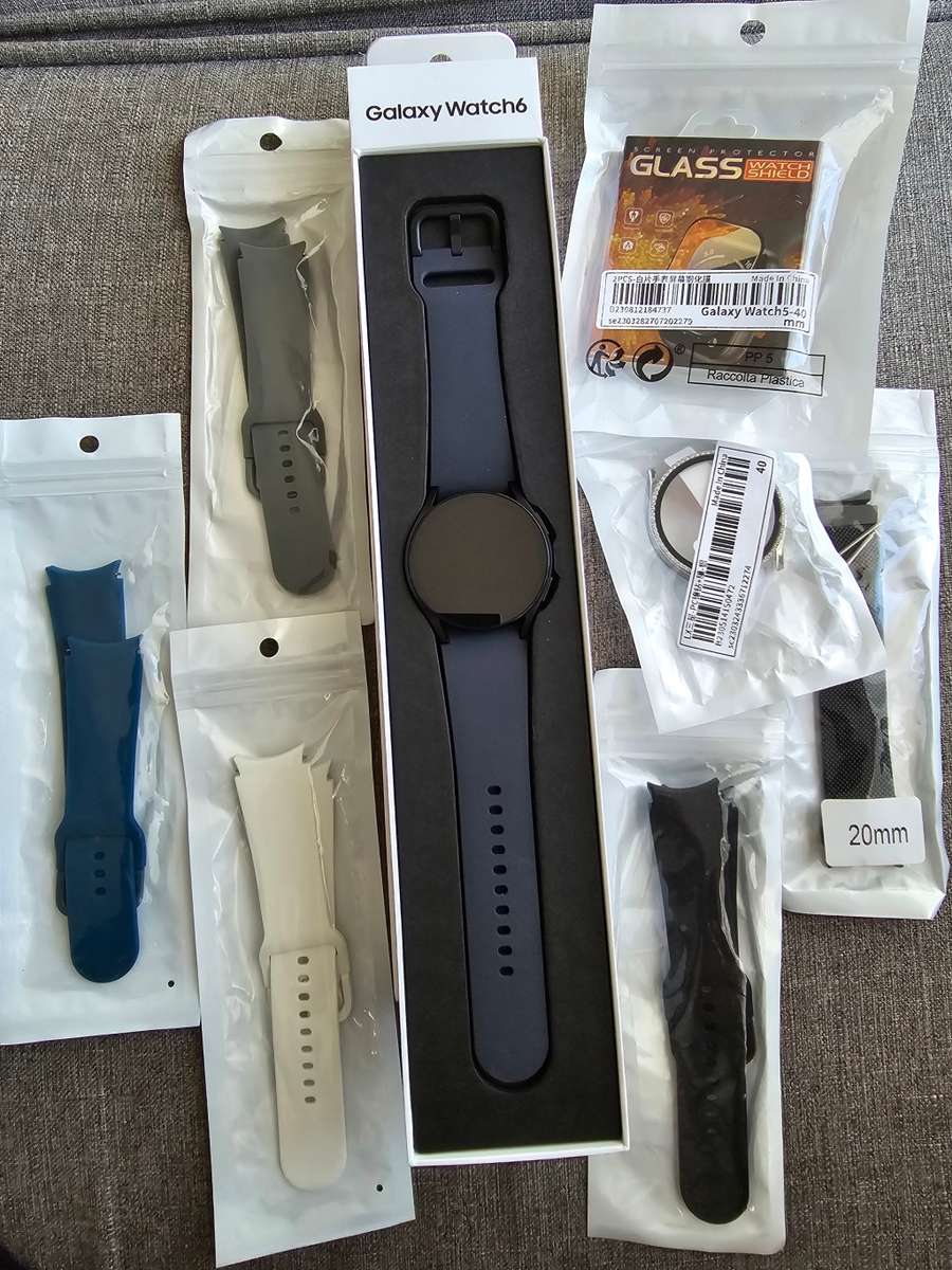 Samsung Galaxy Watch 6 with accessories