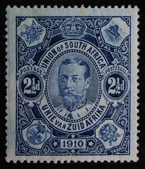 SACC 1: First Union Commemorative. Opening of Union Parliament. 2½d deep blue, blued surface. M(NH).