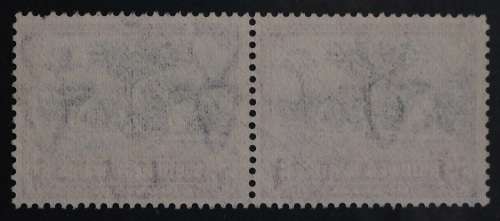 SACC 112: 1931. 1st Pict. of S.W.A. 5s Herero Huis used pr. Wmk. Multiple Sprinbok Head.