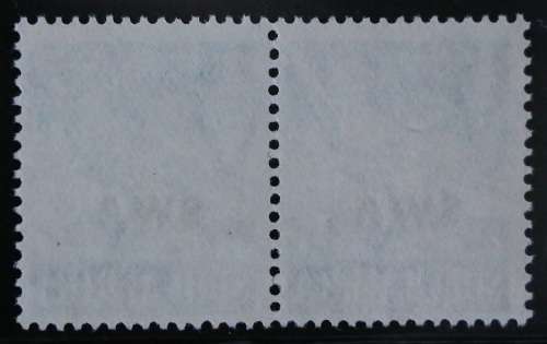 SACC 141and141a:S.W.A. Large War iss. of S.A overp. `S W A.` ½d green pr. and ½d bluish-green pr.