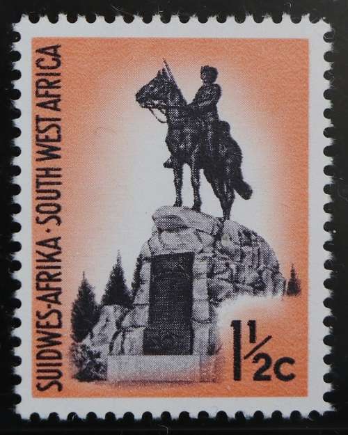 SACC 215:S.W.A. 1st Dec. Def. iss. Group VI. 1½c multicoloured, `Posgeld, Inkomste` omit. MNH.