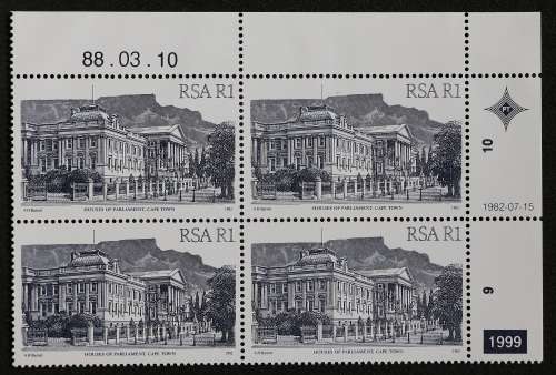 SACC 530:530a: 4th Def. Iss.  R1: 4 Plate Blks. Diff. dates and Cyl. Nos. M(NH).