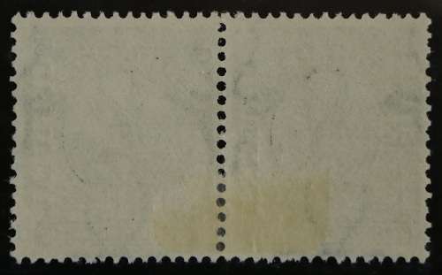 SACC 8b: Off of S.A.1929. ½d green and bl. pr. Overpr. read down. Stop after `Offisieel` Afr. stamp.