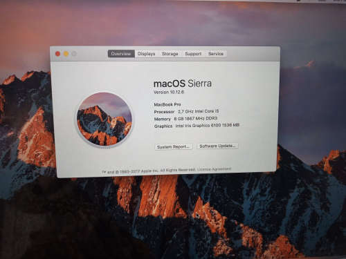 MacBook Pro 2015, 128GB, 8GB, 13inch