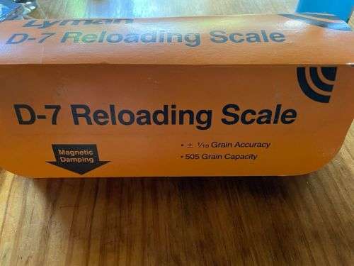 D7 reloading scale