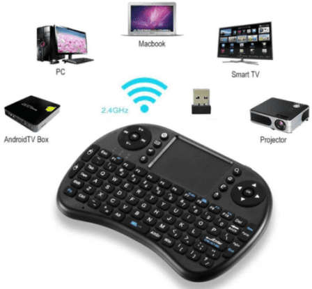 Android Tv Box Wireless Bluetooth Keyboard - 3 Color Backlights