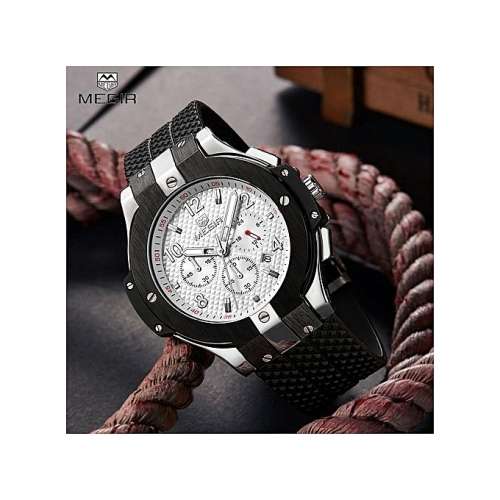 *LOCAL STOCK* MEGIR 2050 MENS BUSINESS CHRONOGRAPH WATCH
