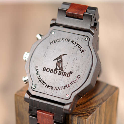 *LOCAL STOCK* BOBO BIRD CHRONOGRAPH WOODEN MENS WATCH WITH GIFT BOX