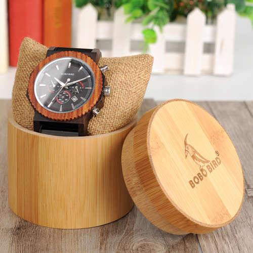 *LOCAL STOCK* BOBO BIRD CHRONOGRAPH WOODEN MENS WATCH WITH GIFT BOX