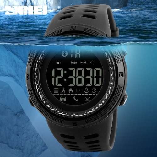 **LOWEST SHIPPING** SKMEI 1250 BLUETOOTH, PEDOMETER WATERPROOF WATCH FOR IOS AND ANDROID