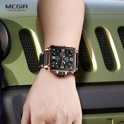 MEGIR 2061 MENS FULLY FUNCTIONAL CHRONOGRAPH WATCH