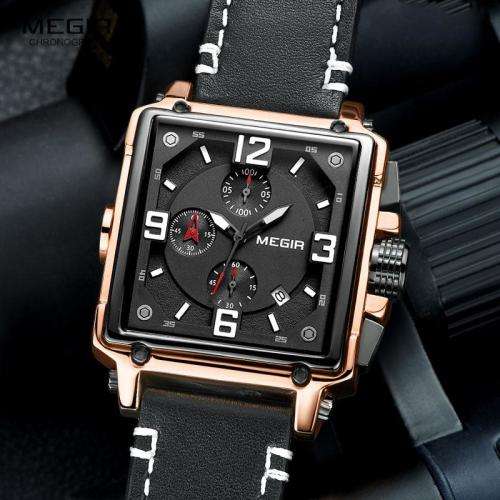 MEGIR 2061 MENS FULLY FUNCTIONAL CHRONOGRAPH WATCH
