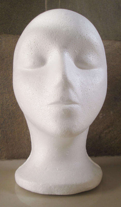 STYROFOAM HEAD (MANNEQUIN)
