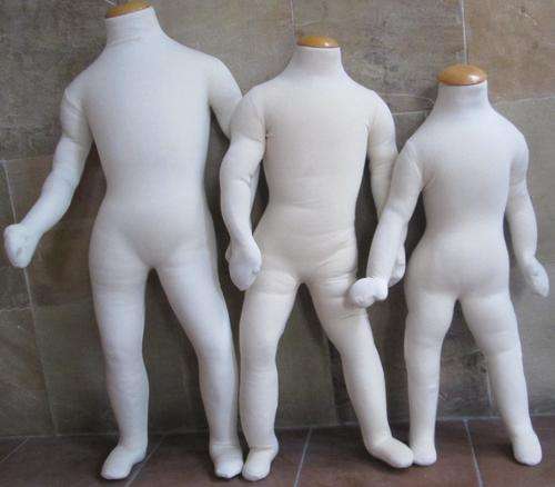 SPECIAL- FULL BODY KIDDIES MANNEQUIN - SECOND HAND (MATERIAL) LARGE 3-4 YEARS OLD