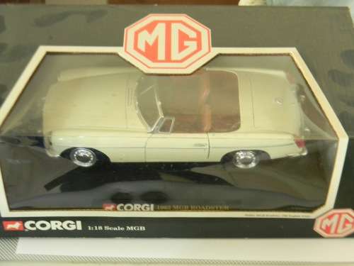 RARE ! 1963 MGB Roadster 1:18 Corgi Metal Die Cast Model ! Sold on Ebay for R1800+