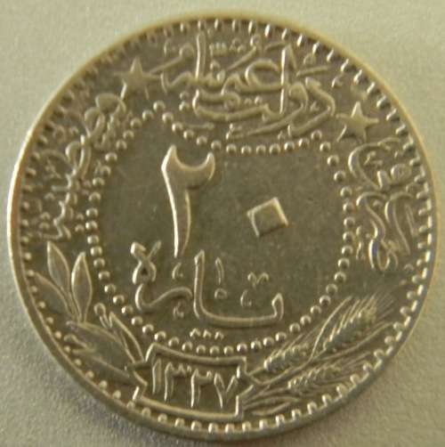 Turkey AH1327/2 (1910) 20 Para - Excellent !