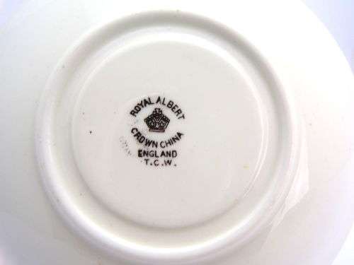 Stunning 1917 Royal Albert TC Wilde Unnamed Pattern Tea Trio