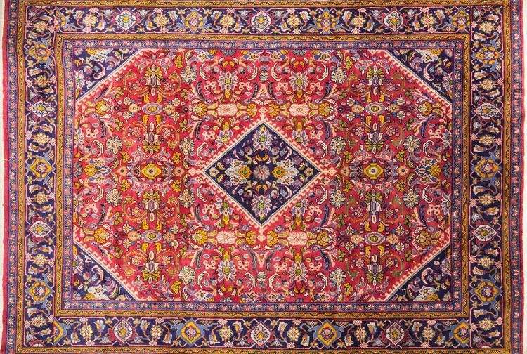 Gigantic ! Authentic Persian Hand Knotted Mahal Carpet 4.12m x 2.75m ! - Pristine !