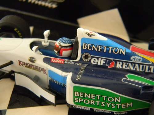 Vintage pre year 2000 Minichamps Scale 1:43 F1 Model Benetton J. Alesi RARE ! Pristine in BOX