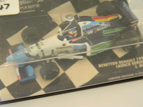 Vintage pre year 2000 Minichamps Scale 1:43 F1 Model Benetton J. Alesi RARE ! Pristine in BOX