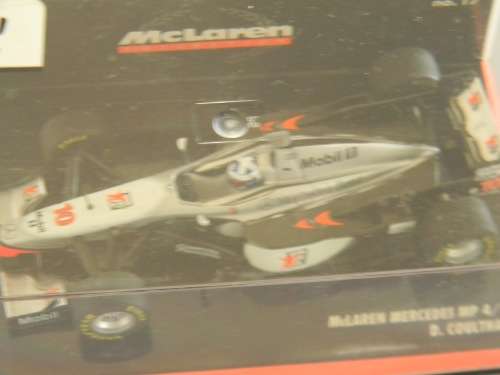 Vintage pre year 2000 Minichamps Scale 1:43 F1 McLaren MP4 D. Coulthard RARE ! Pristine in BOX