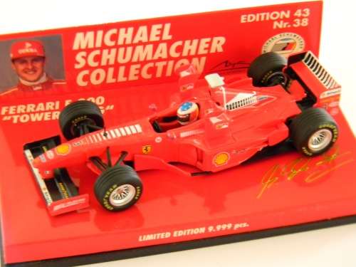 Vintage pre year 2000 Minichamps Scale 1:43 F1 Ferrari F300 M. Schumacher RARE ! Pristine in BOX