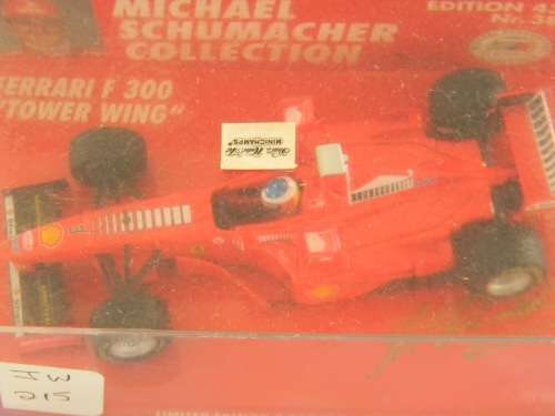 Vintage pre year 2000 Minichamps Scale 1:43 F1 Ferrari F300 M. Schumacher RARE ! Pristine in BOX