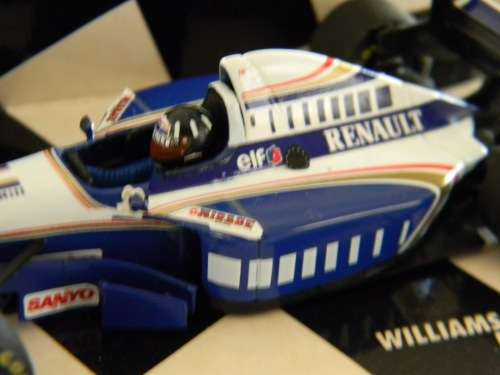 Vintage pre year 2000 Minichamps Scale 1:43 F1 Williams Renault 1996 D. Hill RARE ! Pristine in BOX