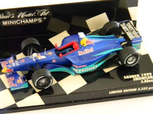 Vintage pre year 2000 Minichamps Scale 1:43 F1 Sauber 1999 J. Alesi RARE !