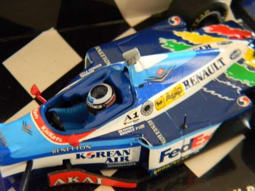 Vintage pre year 2000 Minichamps Scale 1:43 F1 Bennetton Renault G. Berger RARE ! Pristine in BOX