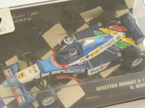 Vintage pre year 2000 Minichamps Scale 1:43 F1 Bennetton Renault G. Berger RARE ! Pristine in BOX