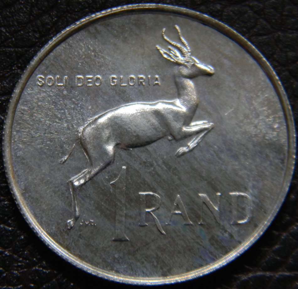 Ultra Rare 1967 Silver Afrikaans Proof R1 - OBVERSE FROSTED - Hern's # D281 - Mintage Unkown
