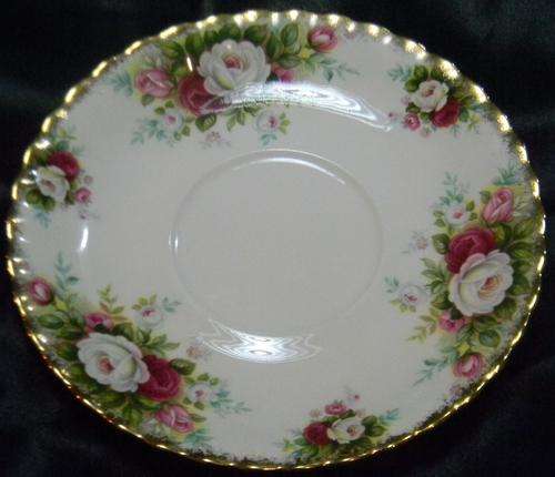 Rare Royal Albert Celebration Large Saucers - 6 Available - Bid Per Saucer PRISTINE CONDITION!!!