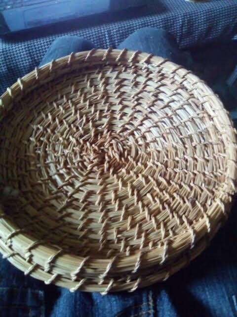 VINTAGE BASKET WITH LID