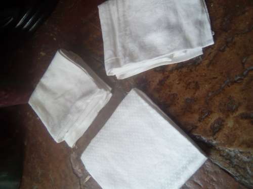 6 napkins