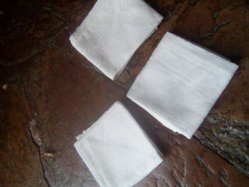 6 napkins
