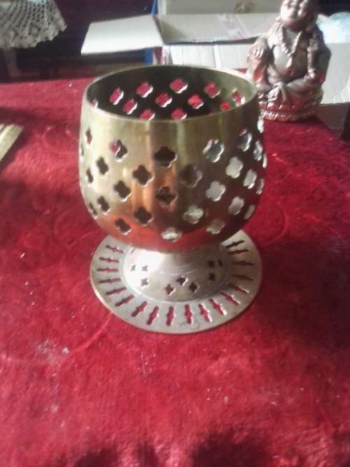 VINTAGE COPPER BRASS INCENCE BURNER