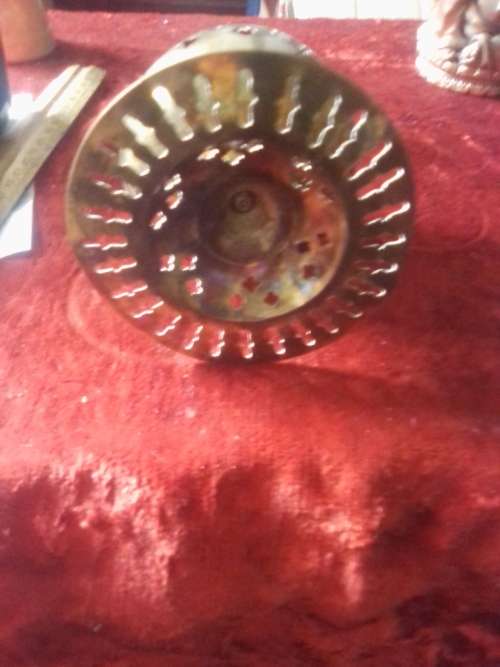 VINTAGE COPPER BRASS INCENCE BURNER