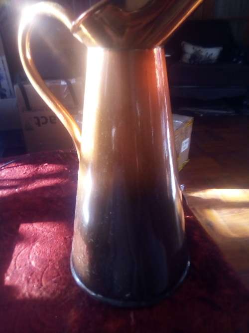 antique big copper jug
