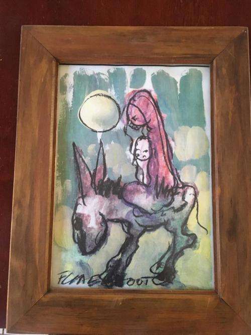 ORIGINAL FRANS CLAERHOU PRINT FRAMED