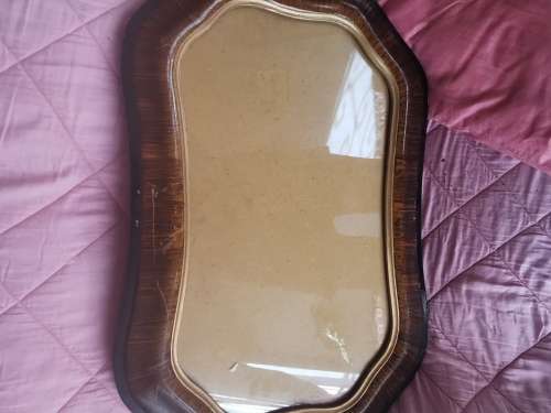 ANTIQUE  WOODEN FRAME WITH GLASS