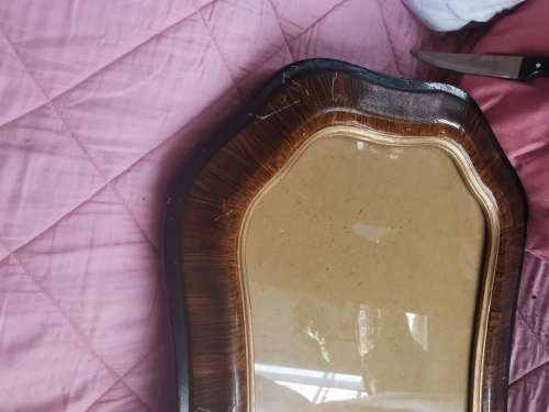 ANTIQUE  WOODEN FRAME WITH GLASS