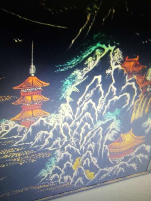 MOUNT FIJI MUSICAL JEWELRY BOX