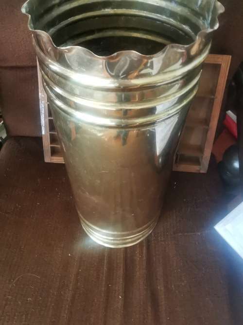 BRASS PLANTER 45CM