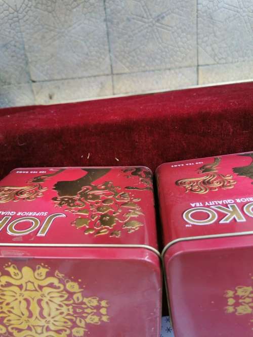 2 VINTAGE JOKO TEA  TINS