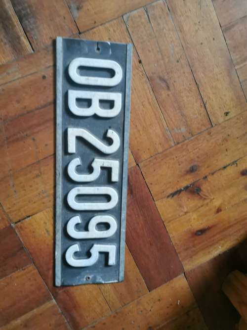 COLLECTABLE NUMBERPLATE